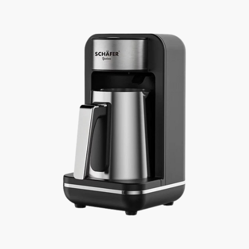 Mokkamaschine Edelstahl Schwarz SCHÄFER