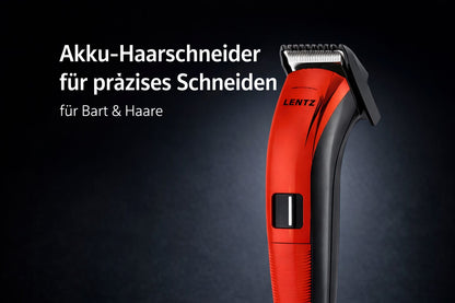 Haarschneider LENTZ Akku-Hair Clipper – wiederaufladbar, Edelstahlklinge, Ni-MH Akku