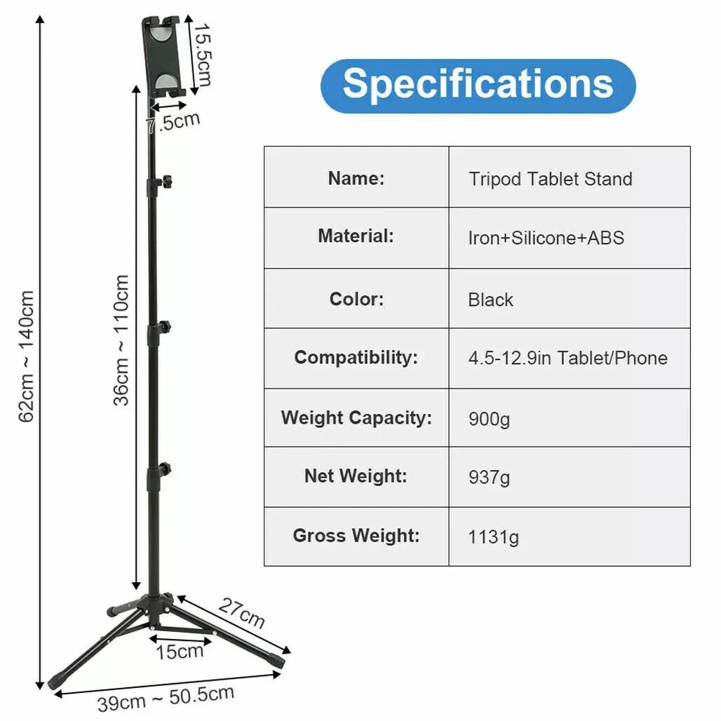 Stativ Halterung Handyhalterung zbs für IPAD Pro 4.5-12.9 Tablet/Kindle/Nexus