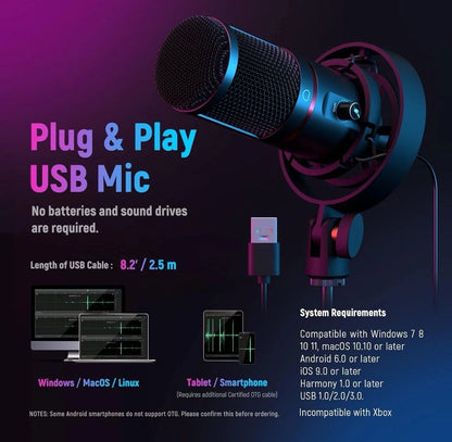 Neewer USB Gaming Mikrofon 4-in-1 – Professionelles All-in-One Mikrofon-Set