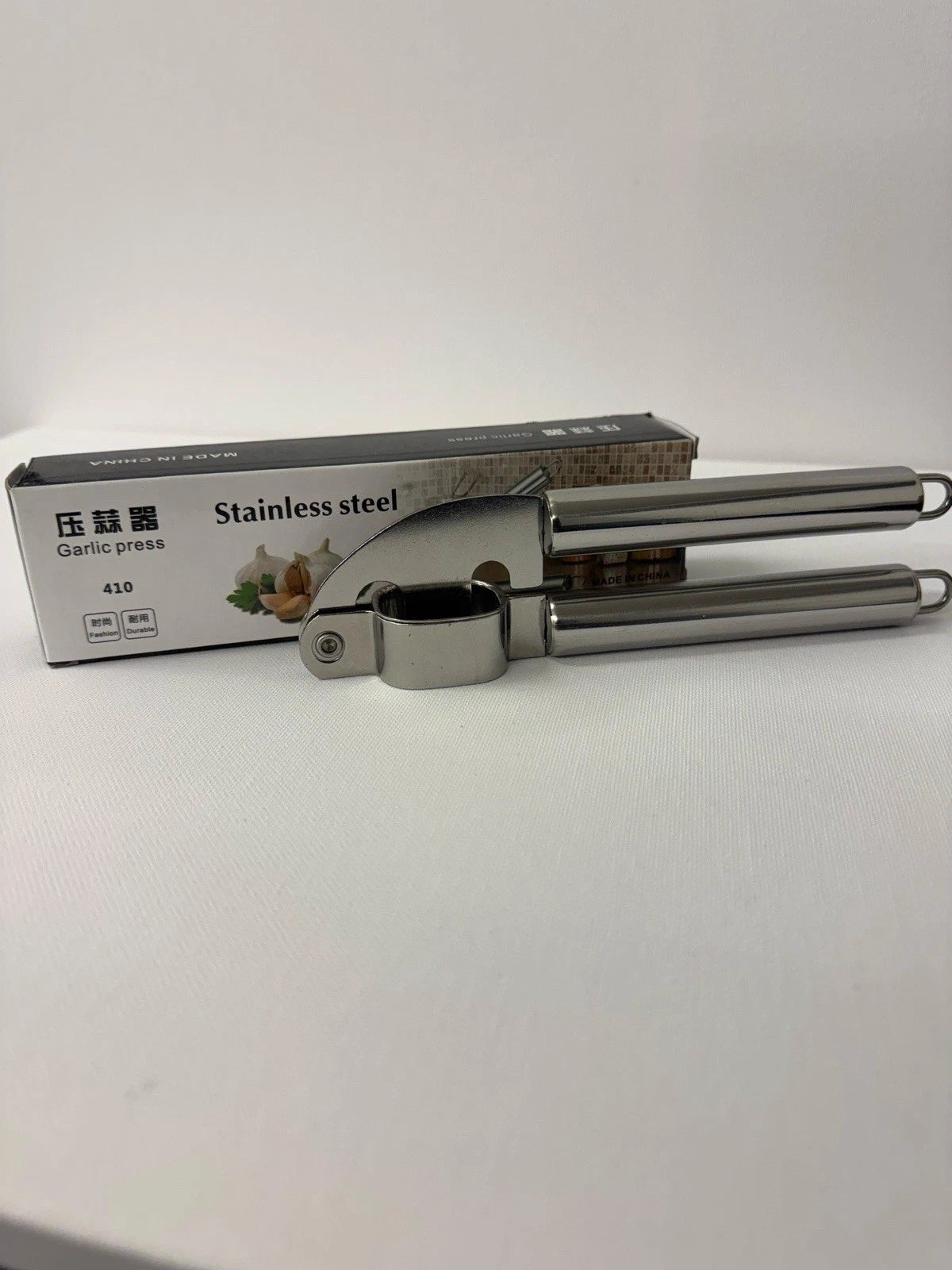 Knoblauchpresse Edelstahl NEU & OVP