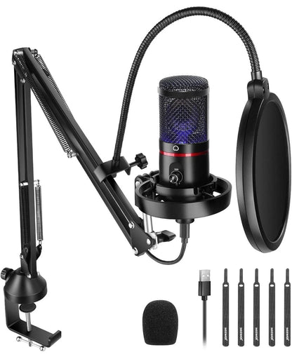 Neewer USB Gaming Mikrofon 4-in-1 – Professionelles All-in-One Mikrofon-Set