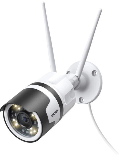 ZOSI 3MP WLAN Überwachungskamera Aussen Nachtsicht Kamera